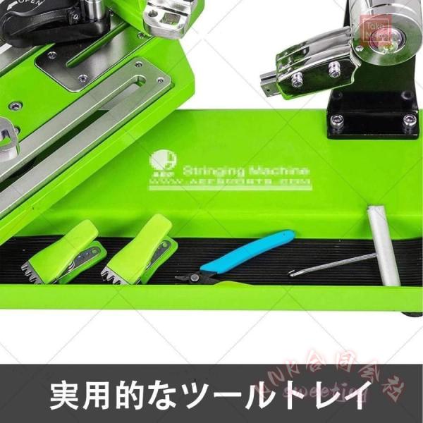 バドミントン用 手動ストリングマシン ガット張り機 KNK（株） ハンドル式 ガット張り器 省スペース 自宅メンテ 工具 テニスラケットにも対応可_6
