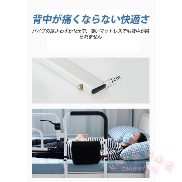介護ベッドガード ベッドフェンス 転落防止 手すり KNK（株） 落下防止 サイドガード 調節可能 高齢者 一人暮らし 安全対策 ベッド柵 手摺り_3