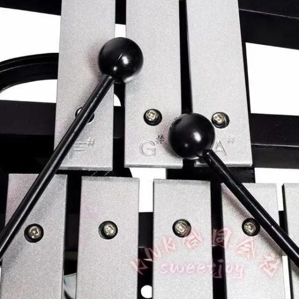 32音鉄琴 卓上木琴風 パーカッション楽器 KNK（株） マレット2本 スタンド付き 収納ケース付き 高さ調節可能 初心者 練習 音楽会 発表会 学芸会_4