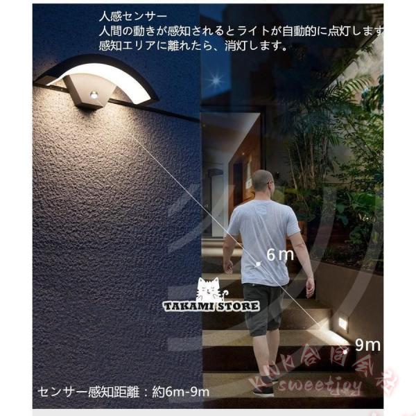 ウォールライト 人感センサー ブラケットライト 防水 レトロ KNK(株） 玄関灯 外灯 アンティーク調 壁掛け照明 ガーデン 門灯 屋外 自動点灯 省エネ おしゃれ_8
