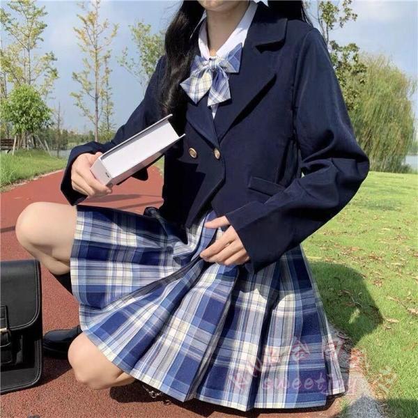 入学卒業式女子フォーマルスーツ5点セット卒服お受験JK制服チェックKNK(株）スカートブレザー発表会ジュニアキッズおしゃれアンサンブル