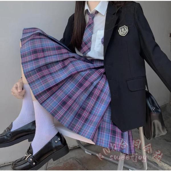 入学卒業式女子フォーマルスーツ5点セット卒服お受験JK制服チェックKNK(株）スカートブレザー発表会ジュニアキッズおしゃれアンサンブル
