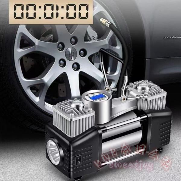 パウダーコンパクトエアコンプレッサーDC12V毎分40L KNK(株) タイア空気の状態入れ車用ポータブルポンプパンク取りつくろう四輪車まさかの時浮輪相応うDIYツールエアツール