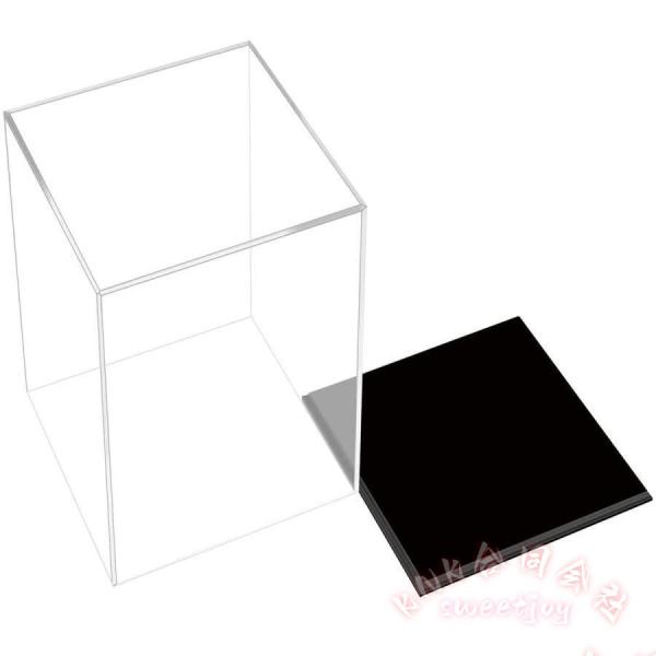 アクリルディスプレイケース ブラックベース 透明 保護ケース KNK(株） アクションフィギュア 収納 展示 コレクションケース ほこり防止 デスク 卓上_6