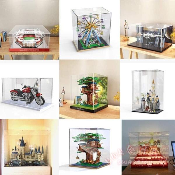 アクリルディスプレイケース ブラックベース 透明 保護ケース KNK(株） アクションフィギュア 収納 展示 コレクションケース ほこり防止 デスク 卓上_8