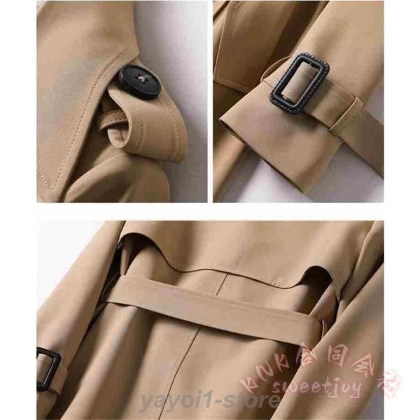 スプリングコートレディーストレンチロング春秋アウター上品チェスター通勤高級感大人おしゃれゆったり KNK(株） 清潔感デザインビジネスシーンエレガント演出