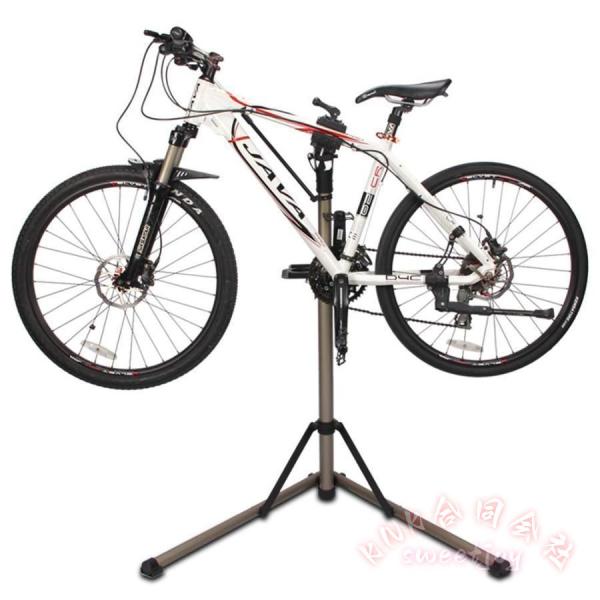 自転車修理スタンド折りたたみメンテナンスワークスタンドKNK（株）ロードバイクMTB対応高さ調整工具トレー付き自宅整備 初心者にもおすすめ