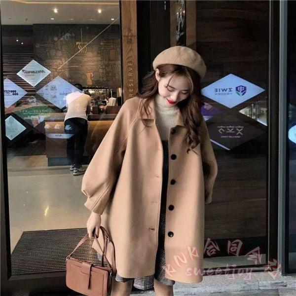 トレンチコートレディースきれいめミディアム2色スプリング春秋冬韓国風20-40代新作アウター KNK(株） 上品シルエットで大人女性の季節コーデ格上げ
