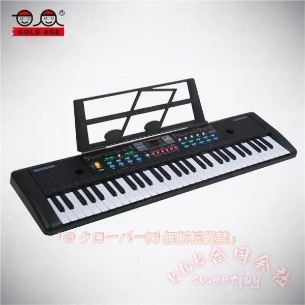 陰電子洋琴 61鍵盤楽器 鍵盤 御引き回し役立つこと 光る鍵盤楽器 KNK（株） 声遣い200種 60曲取りあつめる マイクロホン付き添い人 お子さん向け 読み合わせる用 デジタル洋琴 未経験者