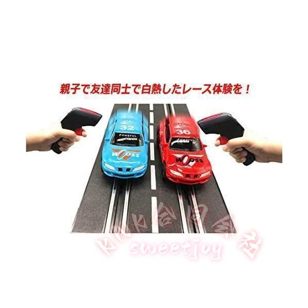 スロットカーレース コースセット 436cm KNK（株） レーシングトラック おもちゃ 走行ゲーム 対戦 室内遊び 子供向け プレゼント 中国パッケージ 迫力コース_2