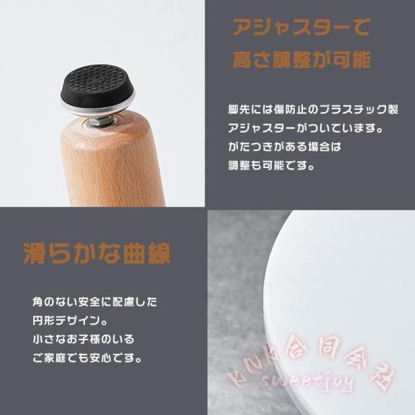 ダイニングテーブル丸マーブルカフ形直径60cm3本脚一人暮らし KNK(株） おしゃれテーブルリビングシンプルモダンテーブル_5