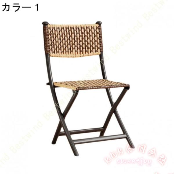 折りたたみチェア 背もたれ付き 軽量 パイプ椅子 学習/食卓用 KNK(株） 在宅勤務 会議用 省スペース 収納便利 持ち運び 簡易椅子 来客用にも_2
