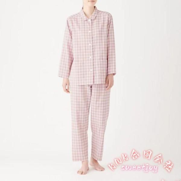 パジャマ 高齢者 脇縫い目なし レディース 綿100% ダブルガーゼ 長袖 KNK(株） 敬老の日 長ズボン 前開 上下セット コットン ルームウェア 快適