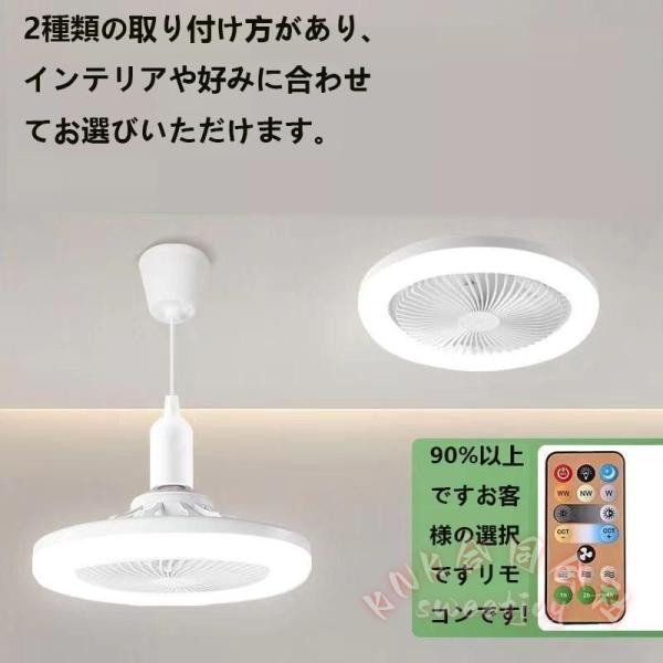 シーリングファン ライト付き ロープロファイル 密閉型 KNK(株) 3段階風量 LED 調光調色 省エネ リモコン操作 寝室 オフィス 天井照明