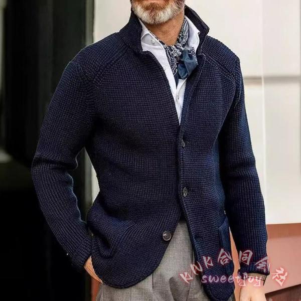 テーラードジャケット メンズ チェスター風 コート アウター KNK(株） 保温 暖かい ビジネス カジュアル 秋冬 冬服 きれいめ 通勤 おしゃれ コーディネート 定番