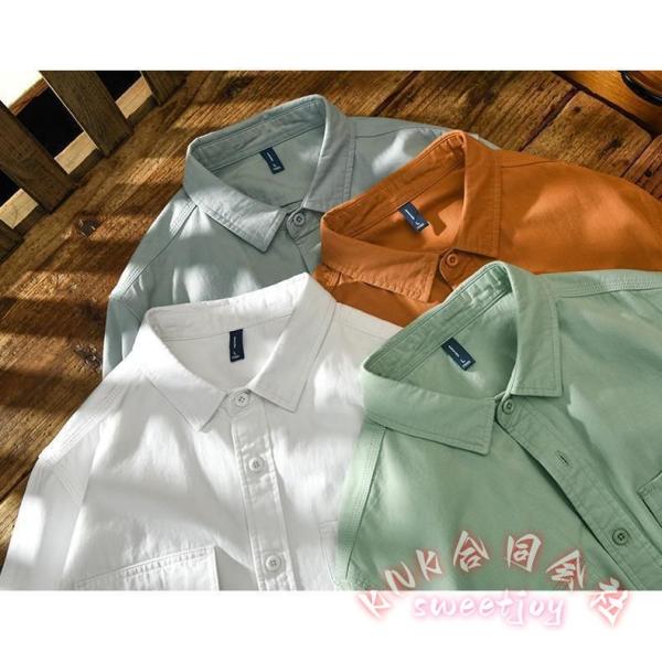 白シャツ メンズ ワークシャツ 長袖 綿100％ KNK(株） 両ポケット付き レギュラーカラー 羽織り カジュアルシャツ トップス おしゃれ_6