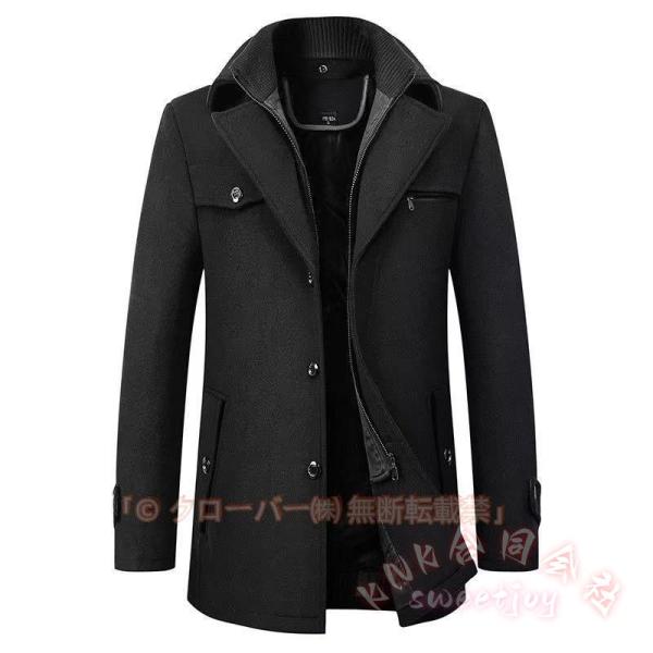 チェスターコート メンズ スーツ対応 ビジネスコート KNK(株) 通勤 冬服 アウター ウール 無地 カジュアル おしゃれ 紳士服 防寒 ロング丈