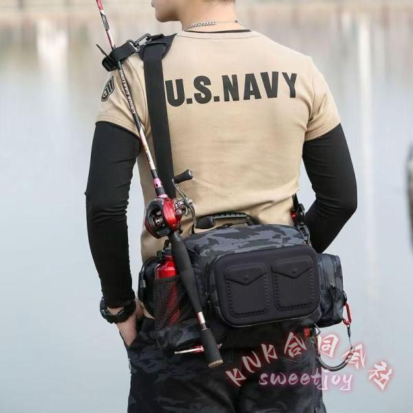 ウエストポーチ メンズ レディース 迷彩 大容量 多機能 KNK(株） スマホポーチ ボディバッグ ヒップバッグ 釣り 肩掛け マリン スポーツ 登山 お出かけ