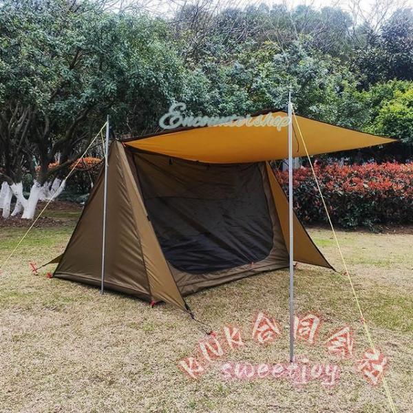 パップテント １〜２人用 軍幕 ソロテント 難燃 焚火対応 KNK(株） 遮光 シェルター ツーリング タープ ハイキング 釣り キャンプ アウトドア_10