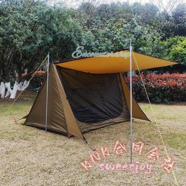 パップテント １〜２人用 軍幕 ソロテント 難燃 焚火対応 KNK(株） 遮光 シェルター ツーリング タープ ハイキング 釣り キャンプ アウトドア_2