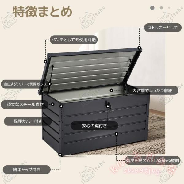 物置 屋外 収納ボックス 収納庫 小型 置き配ストッカー KNK(株 