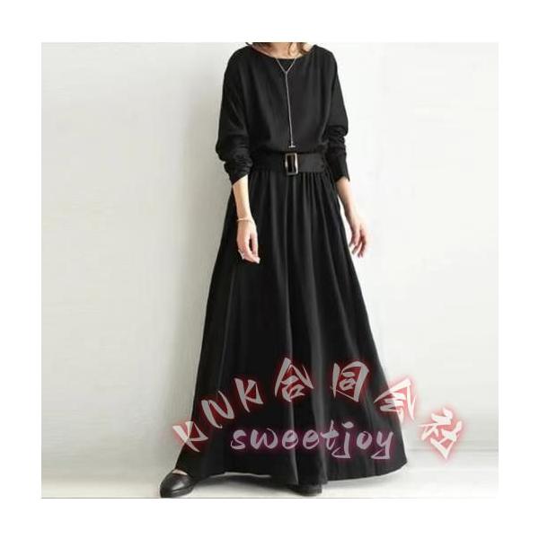 ワンピース ロングワンピース レディース 長袖 プリーツ KNK(株） きれいめ ロング丈 秋春 オフィス 着痩せ ゆったり 可愛い シルエット 上品