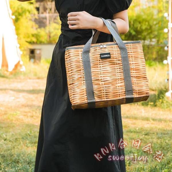 保冷バッグ 保温バッグ 折りたたみ クーラーバッグ KNK(株） アルミフレームバスケット ピクニック 買い物 アウトドア ランチ 保冷 保温 収納便利