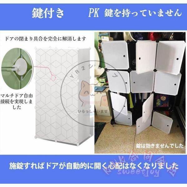 ハンガーラック クローゼット ワードローブ 22扉 DIY 収納 KNK(株) 衣装ケース 収納棚 大容量 収納ボックス 衣装ラック 防水 おしゃれ 簡易クローゼット_4