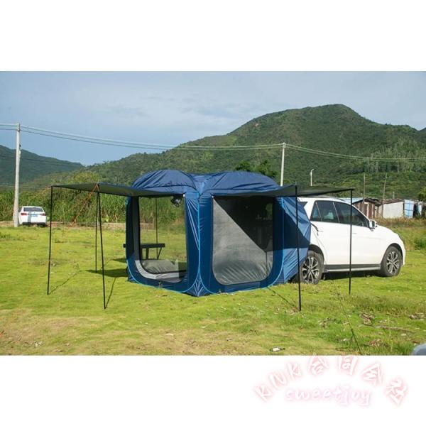 キャンプテント防災対策ハッチバックテント車中泊インナーテント車連結テントKNKポップアップテント人気トランクテントポップアップリアゲート収納簡単