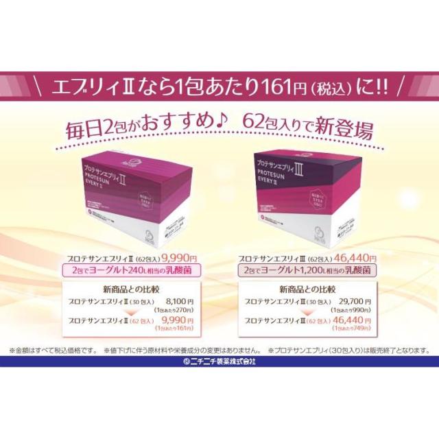 乳酸菌】プロテサンエブリィII 2箱セット 楽天市場】プロテサン