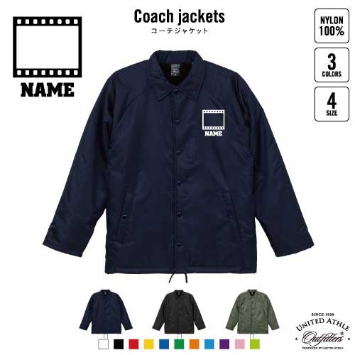 TV業界3 名入れボア裏地付きコーチジャケット 左胸ワンポイントミリタリー アメカジ ブラック ネイビー カーキ ストリート ブルゾン アウター ディレクター　アシスタント　照明