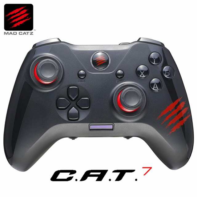 Mad Catz C.A.T. 7 ゲーミングパッド ゲームパッド コントローラー ジョイパッド 背面ボタン GCPCCAINBL000-0J (06)の通販は