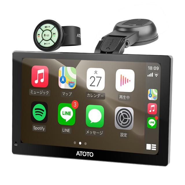 ATOTO P509SD ポータブルナビ ATOTO P509SD-S01 9inch】 ポータブルナビ カーオーディオ
