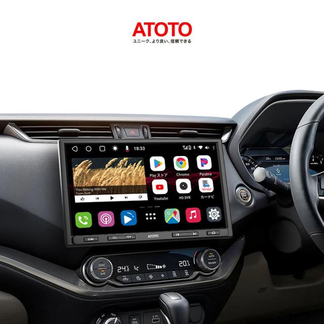 【ATOTO 最新型 カーナビ 10インチ S8G1104PR】atoto s8 カーナビ 後付け androidナビ カーオーディオ Bluetooth ナビ ブルートゥース ナビゲーション カープレイ カーオーディオ carplayナビ カーステレオ タッチスクリーン カーナビ 2dinの通販は