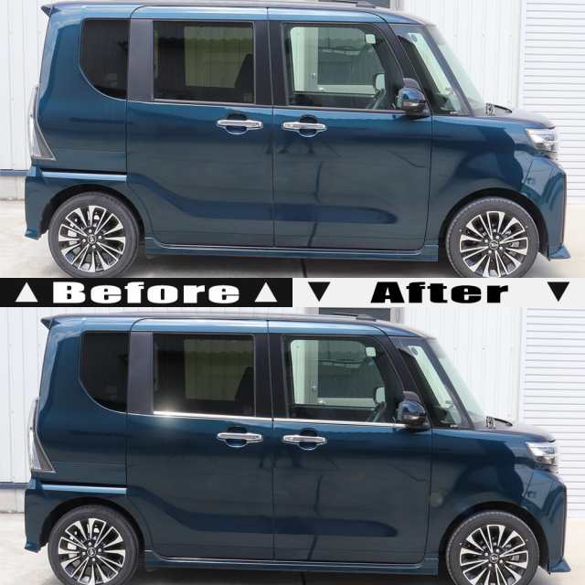スバル シフォン シフォンカスタム LA650F LA660F 鏡面 ステンレス ウェザー ストリップ モール ウィンドウ フレーム トリム