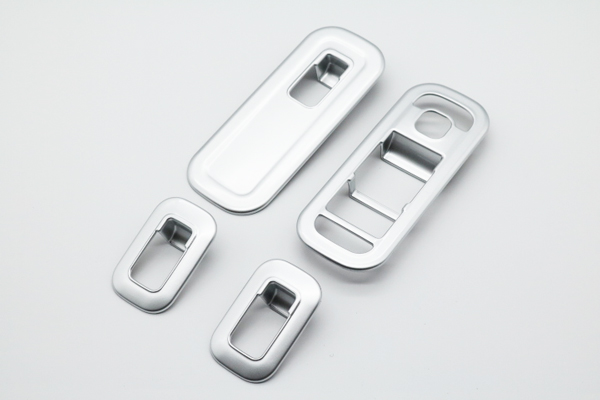 ベンツ Bクラス W247 サテン シルバー パワーウィンドウ スイッチ カバー サイド スイッチ パネル ガーニッシュの通販は 5,681円