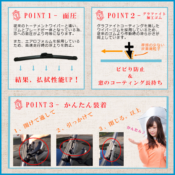 TOYOTA ハリアーウィンドウワイパーブレード 3本セット TOYOTA ハリアーウィンドウワイパーブレード 3本セット トヨタ(純正