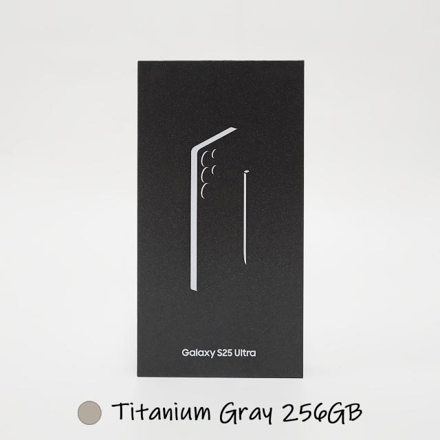 GALAXY S25ultra 256GBチタニウムグレー＋純正ケース Samsung