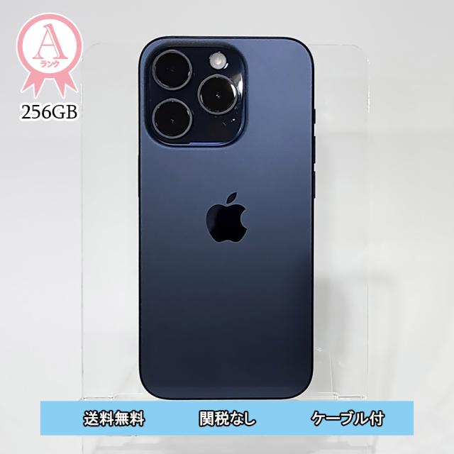 iPhone 15 Pro ブルーチタニウム 256 GB SIMフリー K107500767