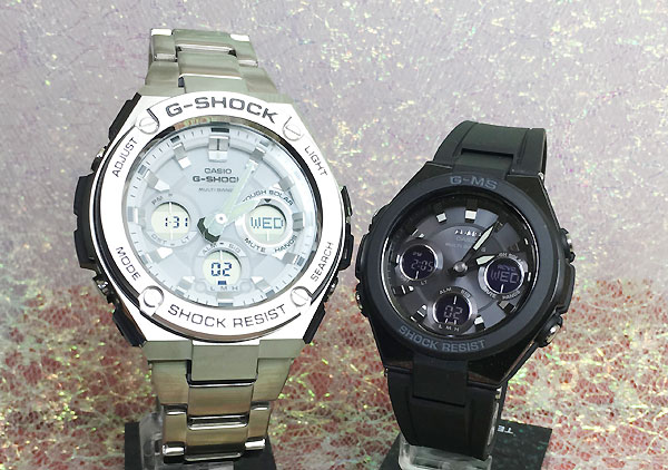 【ラッピングはお任せください】恋人たちのGショックG-SHOCK BABY-G ペアウォッチ gショック 人気 婚約　夫婦 高級　クリスマス プレゼント おすすめ カシオ 2本セット アナデジ GST-W110D-7AJF MSG-W100G-1AJF 45,738円