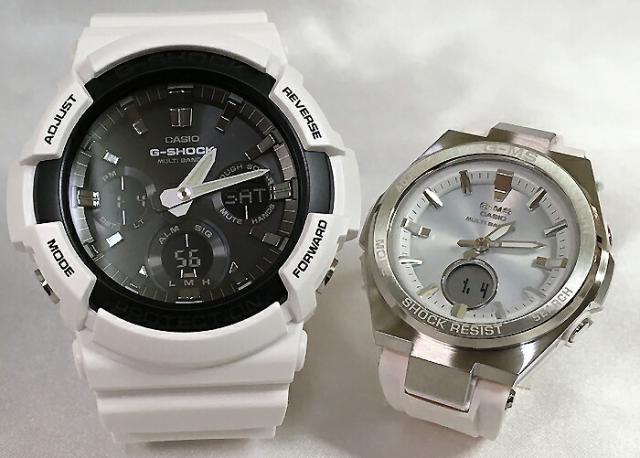 【ラッピングはお任せください】恋人たちのGショックペアウオッチ G-SHOCK BABY-G ペア腕時計 カシオ 2本セット gショック 電波ソーラー GAW-100B-7AJF MSG-W200-7AJF人気 ラッピング無料プレゼント 誕生日 御祝い 銀婚式 結クリスマス 42,900円