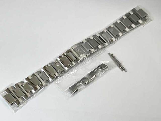 【スイスマニファクチュールメーカー】ORIS オリス 腕時計 新生ポインターデイトの純正ブレスレット ケース経40ミリ専用 ステンレススチールブレスレット ストラップ 腕時計 ベルト バンド 0782006 プッシュ観音開きです奇麗なミラー仕上げできれいなブレスレット_1