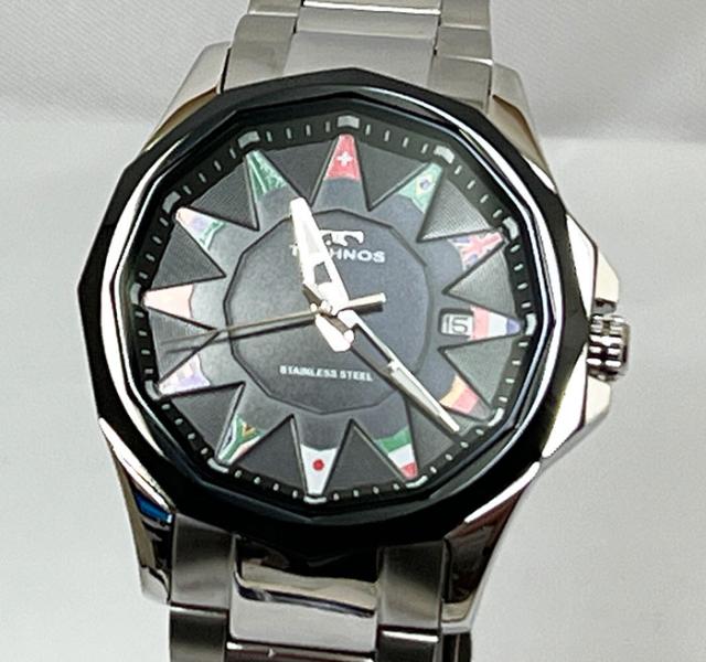 【お値段以上の造りです！】テクノス 腕時計 メンズウォッチ TECHNOS   technos 腕時計 T9B99TB ラッピング無料 手書きのメッセージカード