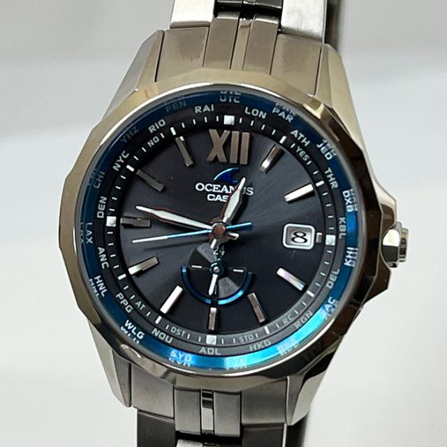 カシオ CASIO  オシアナス 国内正規品 日本製 Manta 電波ソーラー OCW-S340-1AJF レディス腕時計 ラッピング無料