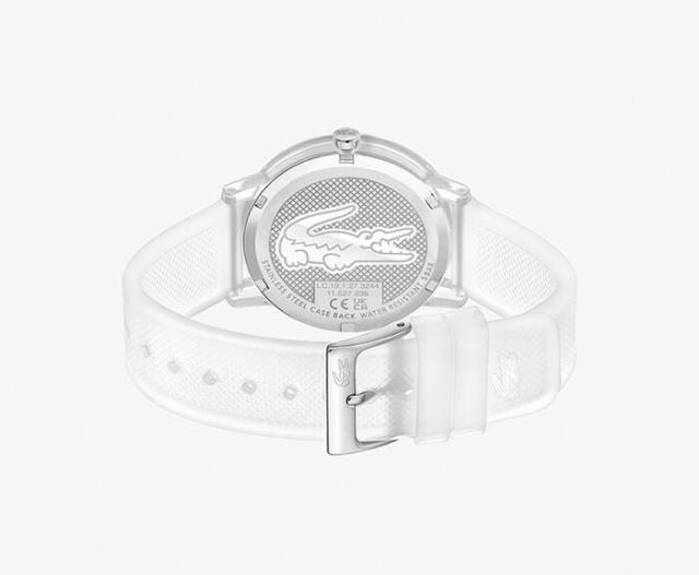 【正規2年保証】LACOSTE ラコステ メンズ腕時計 LACOSTE.12.12 2011317 クオーツ ホワイトダイヤル シリコン ラッピング無料 手書きのメッセージ WEB保証書登録で保証期間が1年延長_2