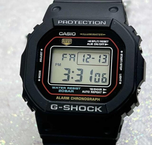 【ラッピングはお任せください】カシオ腕時計 ジーショック G-SHOCK 国内正規品 アイコンスタイル限定モデルIconic Styles DW-5600RL-1JF メンズ ブラック 感謝の気持ち g-shock　人気 クリスマス プレゼント おすすめ スピードモデル
