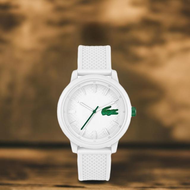 【正規2年保証】LACOSTE ラコステ メンズ腕時計 LACOSTE.12.12 HERO  2011315 クオーツ ホワイトダイヤル シリコンラバー  ラッピング無料 手書きのメッセージ WEB保証書登録で保証期間が1年延長