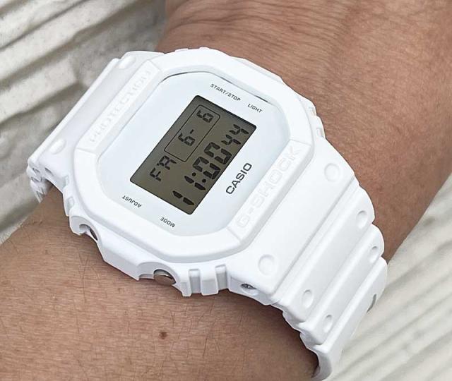 【ラッピングはお任せください】カシオ腕時計 ジーショック G-SHOCK 国内正規品 ジーショック 国内正規品 環境配慮素材採用 DW-5600WW-7JF メンズ ホワイト  感謝の気持ち g-shock　人気 クリスマス プレゼント おすすめ スピードモデル_3