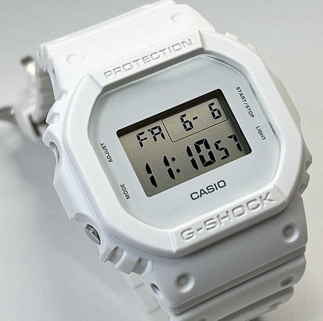【ラッピングはお任せください】カシオ腕時計 ジーショック G-SHOCK 国内正規品 ジーショック 国内正規品 環境配慮素材採用 DW-5600WW-7JF メンズ ホワイト  感謝の気持ち g-shock　人気 クリスマス プレゼント おすすめ スピードモデル_1