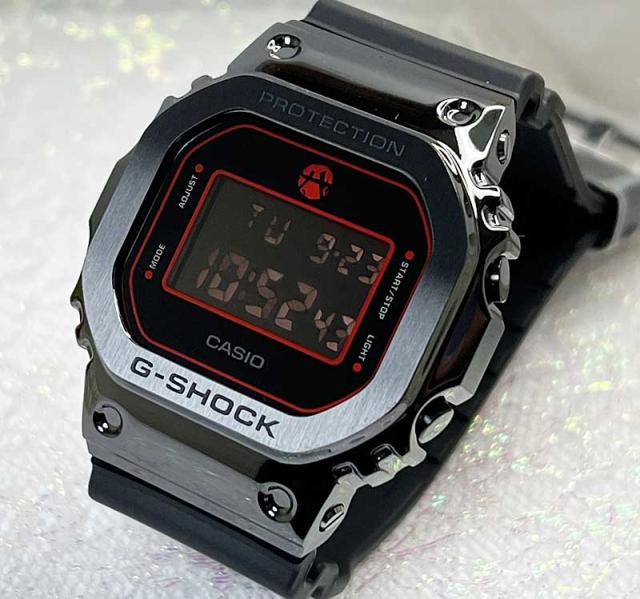 【新品＆安心の正規品】カシオ腕時計 ジーショック 国内正規品G-SHOCK  八村塁選手の限定モデル RUI HACHIMURA SIGNATURE MODEL 第五弾 メタルカバード GM-5600RH-1JR メンズ ブラック